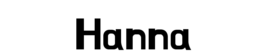 BM HANNA Yazı tipi ücretsiz indir