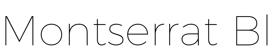 Montserrat Black Font Download Free