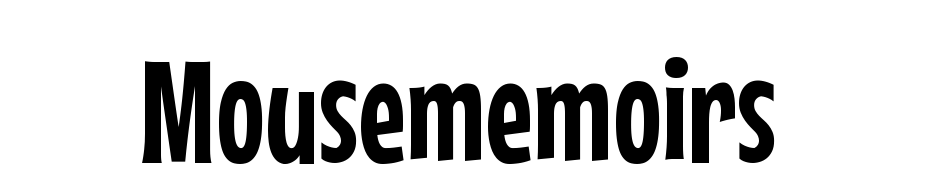 Mouse Memoirs Scarica Caratteri Gratis