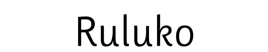 Ruluko Font Download Free