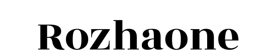 Rozha One Schrift Herunterladen Kostenlos