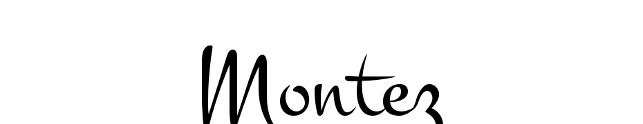 Montez Font Download Free
