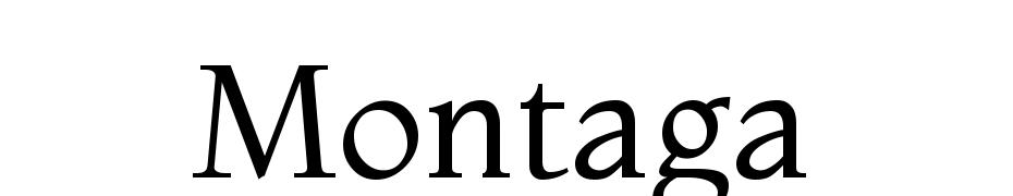 Montaga Font Download Free