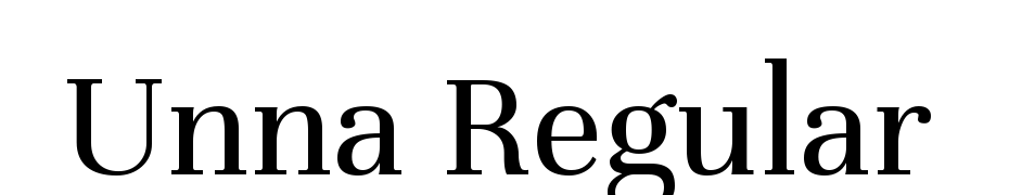 Unna Regular Font Download Free