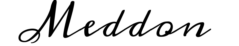 Meddon Font Download Free