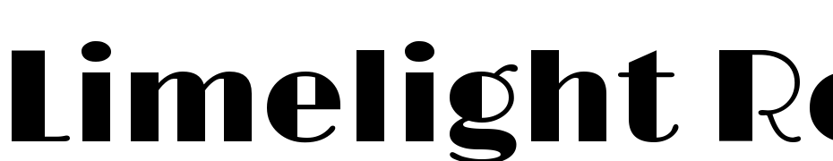 Limelight Regular Schrift Herunterladen Kostenlos