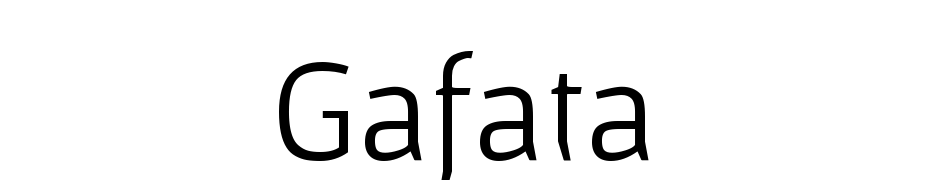 Gafata Font Download Free