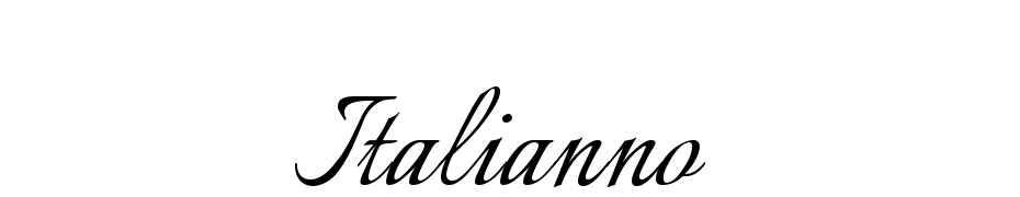 Italianno Yazı tipi ücretsiz indir