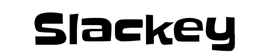 Slackey Yazı tipi ücretsiz indir