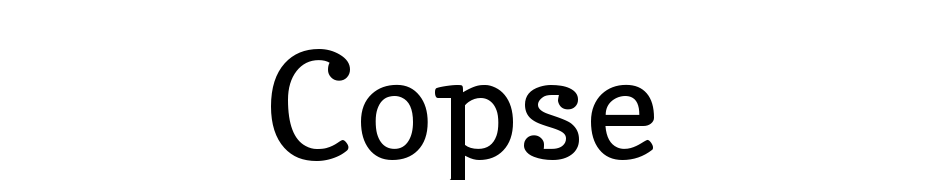 Copse Font Download Free