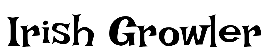 Irish Growler Scarica Caratteri Gratis