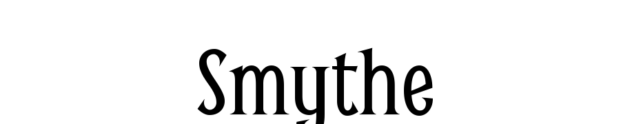 Smythe Font Download Free