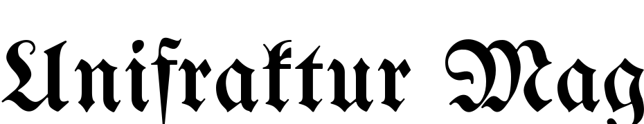 Unifraktur Maguntia Font Download Free