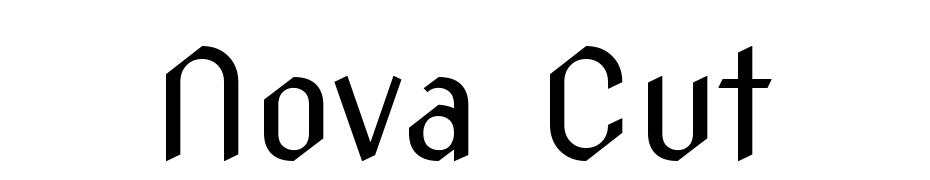 Nova Cut Font Download Free