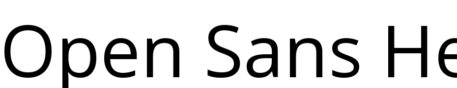 Open Sans Hebrew Polices Telecharger