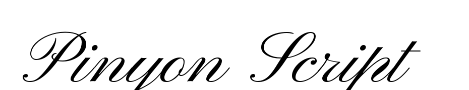 Pinyon Script Schrift Herunterladen Kostenlos