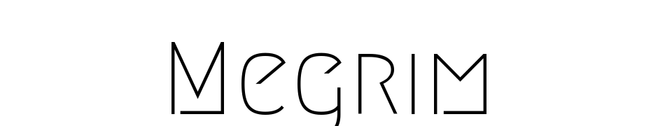 Megrim Font Download Free