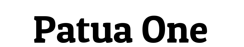 Patua One Font Download Free
