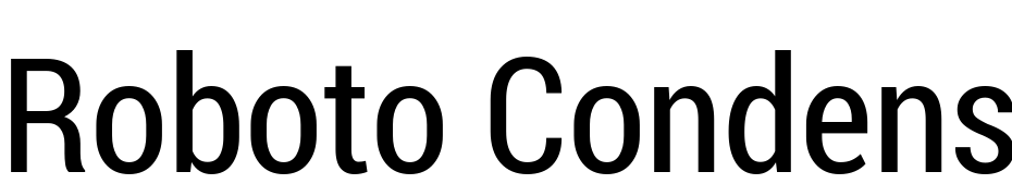 Roboto Condensed Bold Italic Font Download Free