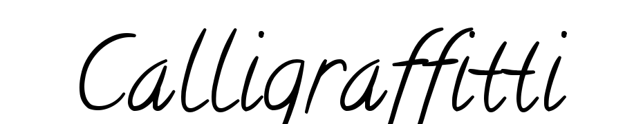 Calligraffitti Yazı tipi ücretsiz indir