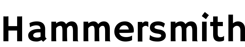 Hammersmith One Regular Font Download Free