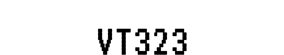 VT323 cкачати шрифт безкоштовно