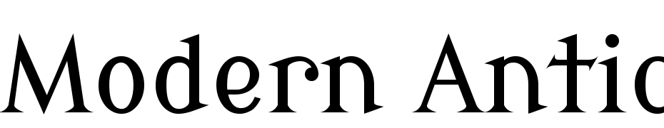 Modern Antiqua Regular Yazı tipi ücretsiz indir