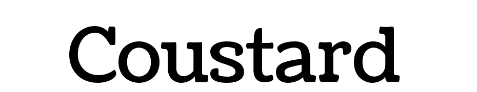 Coustard Font Download Free