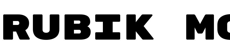 Rubik Mono One Regular Font Download Free