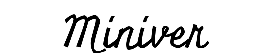 Miniver Font Download Free