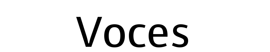 Voces Font Download Free