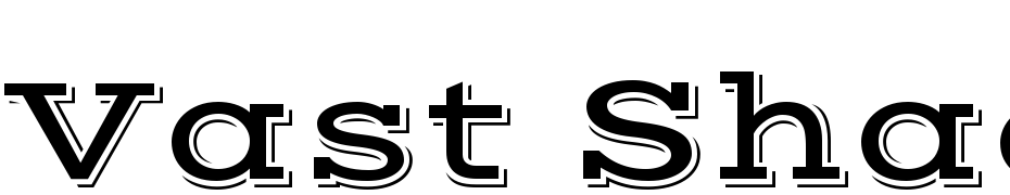 Vast Shadow Regular Font Download Free