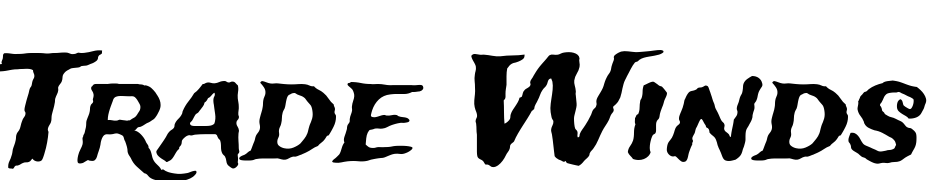Trade Winds Font Download Free