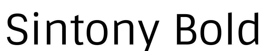 Sintony Bold cкачати шрифт безкоштовно
