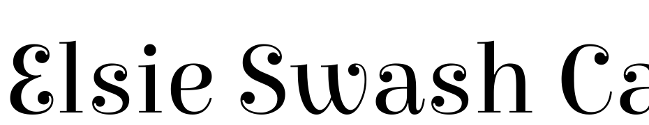 Elsie Swash Caps Blacks Font Download Free