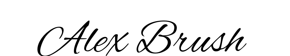 Alex Brush Font Download Free