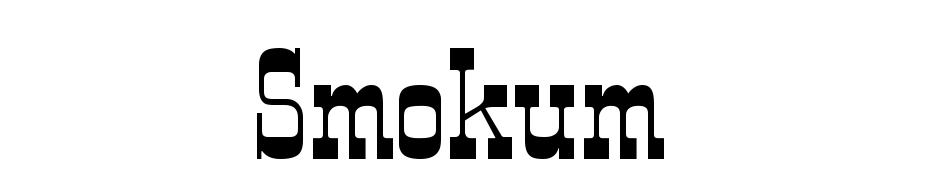 Smokum Font Download Free