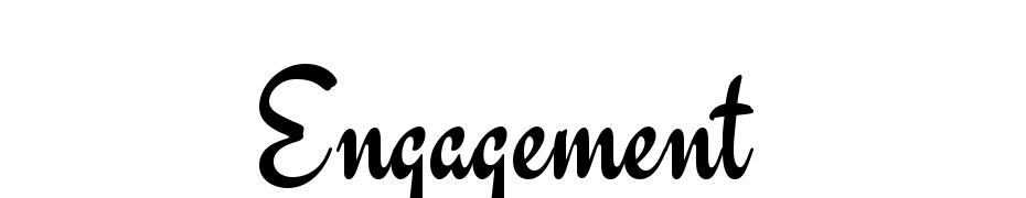 Engagement Font Download Free