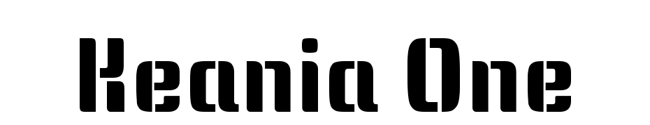 Keania One Font Download Free