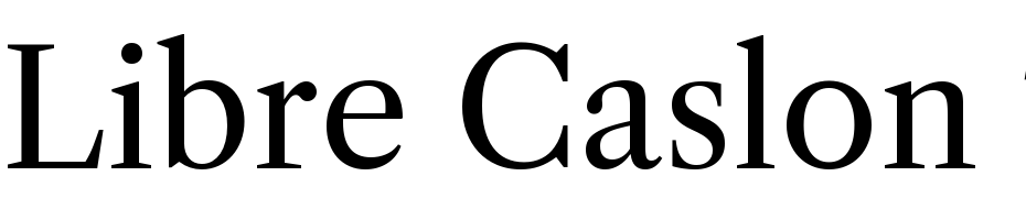 Libre Caslon Text Schrift Herunterladen Kostenlos