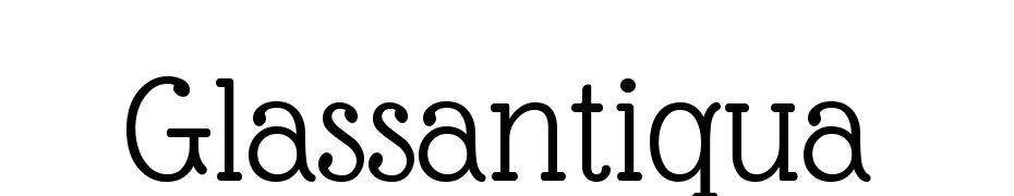 Glass Antiqua Font Download Free