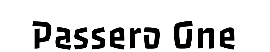 Passero One Font Download Free