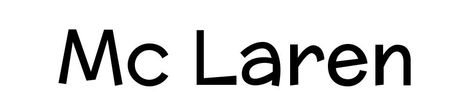 Mc Laren Font Download Free