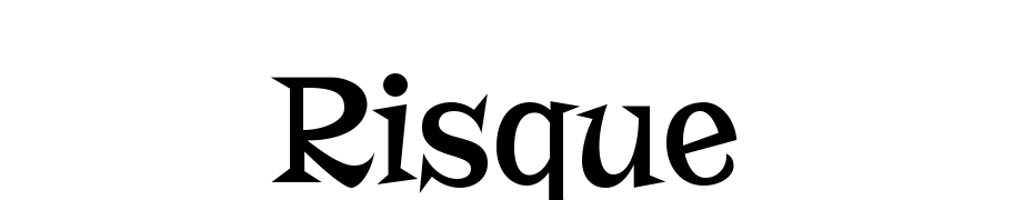 Risque Font Download Free
