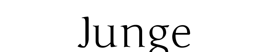 Junge Font Download Free