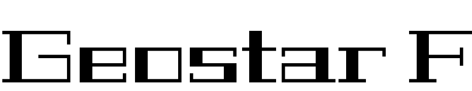 Geostar Fill Font Download Free