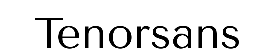 Tenor Sans Fuente Descargar Gratis