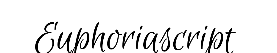 Euphoria Script Font Download Free