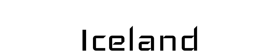 Iceland cкачати шрифт безкоштовно
