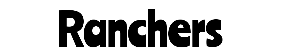 Ranchers Yazı tipi ücretsiz indir